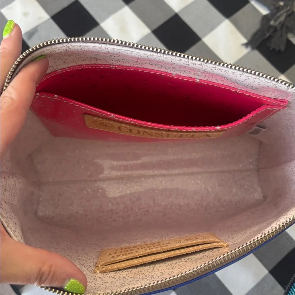 Consuela Blue Floral Crossbody Bag - Picture 5 of 6